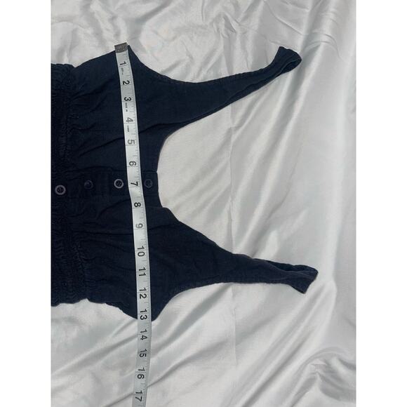 Pre-Loved Urban Outfitters Navy Blue Medium Dress - Picture 4 of 6